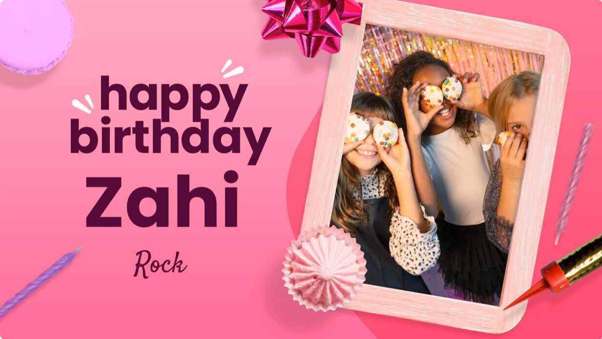İyi ki doğdun ZAHİ Rock