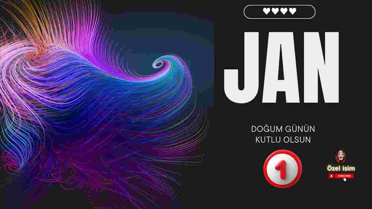 Doğum günün kutlu olsun Jan
