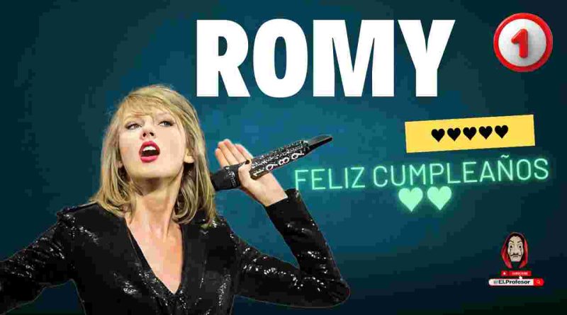 Joyeux anniversaire ROMY